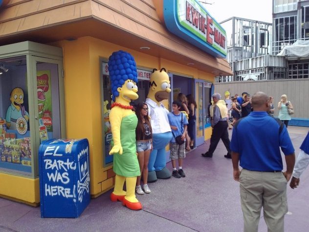 Simpsons in Universal Studios
