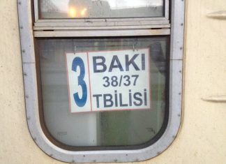 vlakom z baku do tbilisi