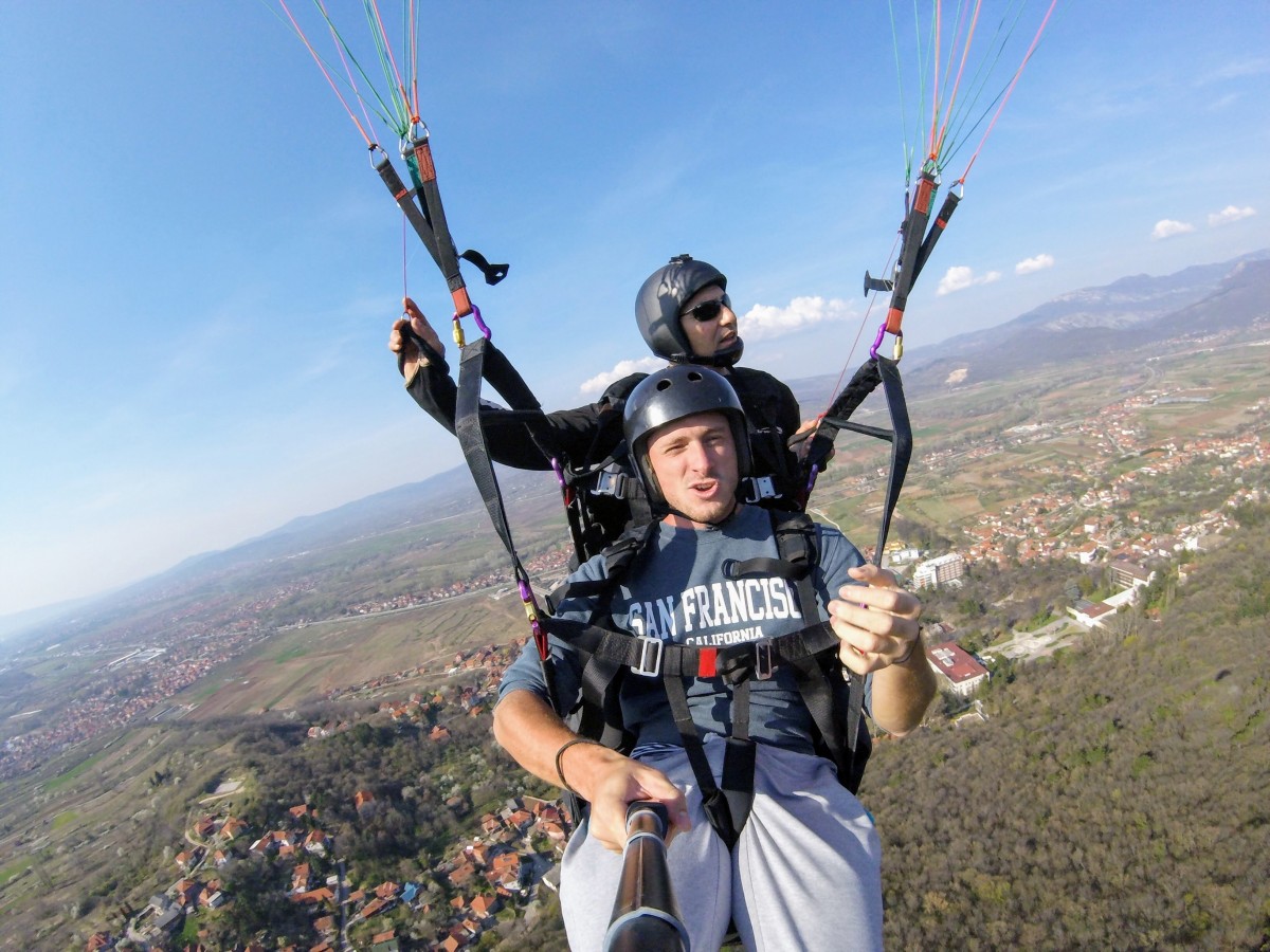 paragliding in Niš