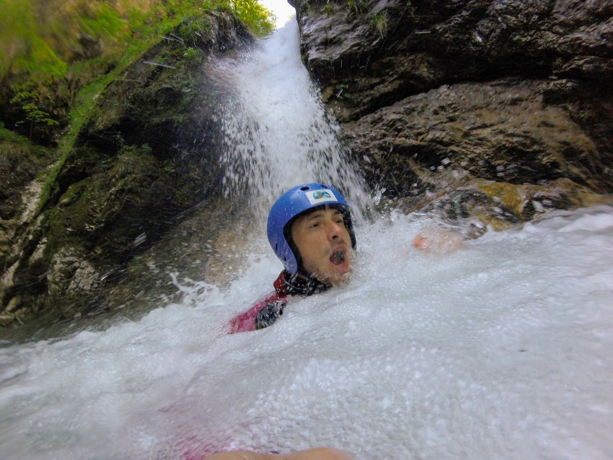 Canyoning v Slovinsku