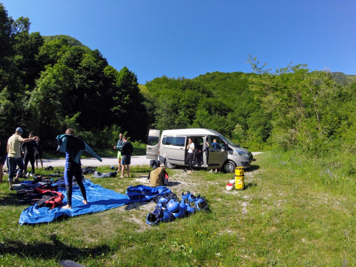 Canyoning v Slovinsku