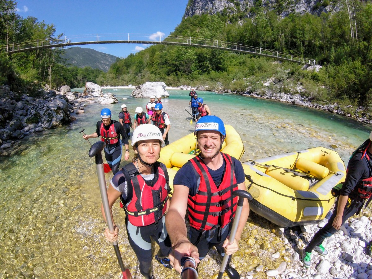 rafting v Slovinsku s eurorafting