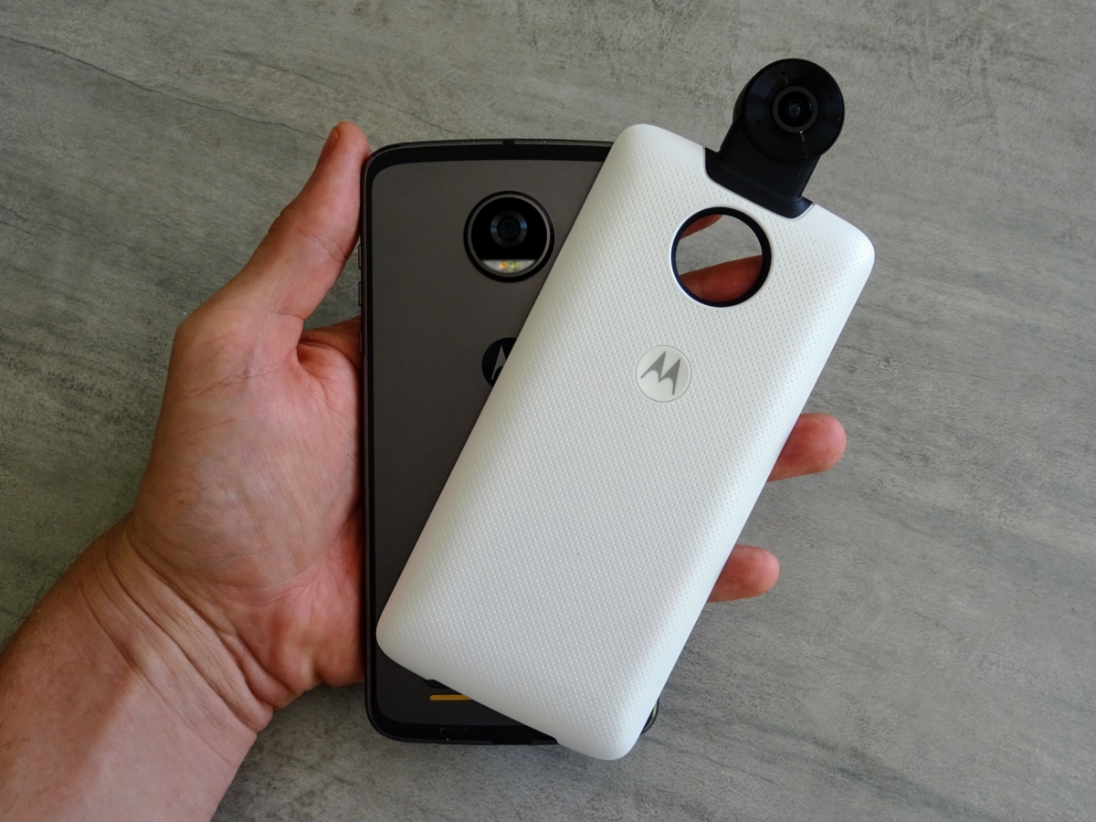 360 stupňová kamera Motorola Moto Mods 360