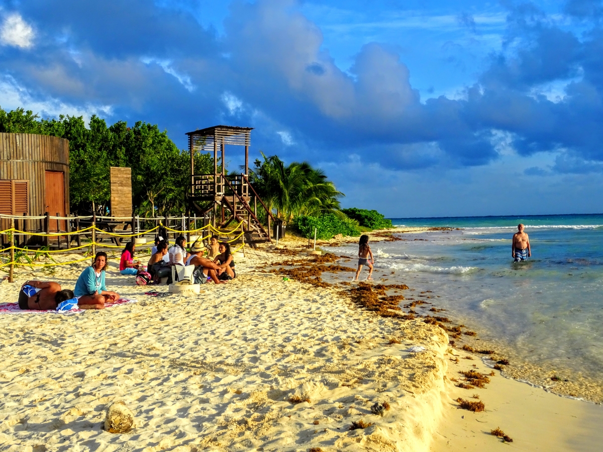 playa del carmen v mexiku