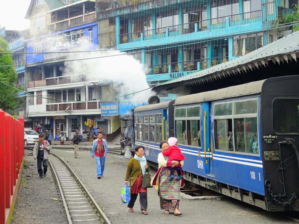 Himalájska železnica v Darjeelingu