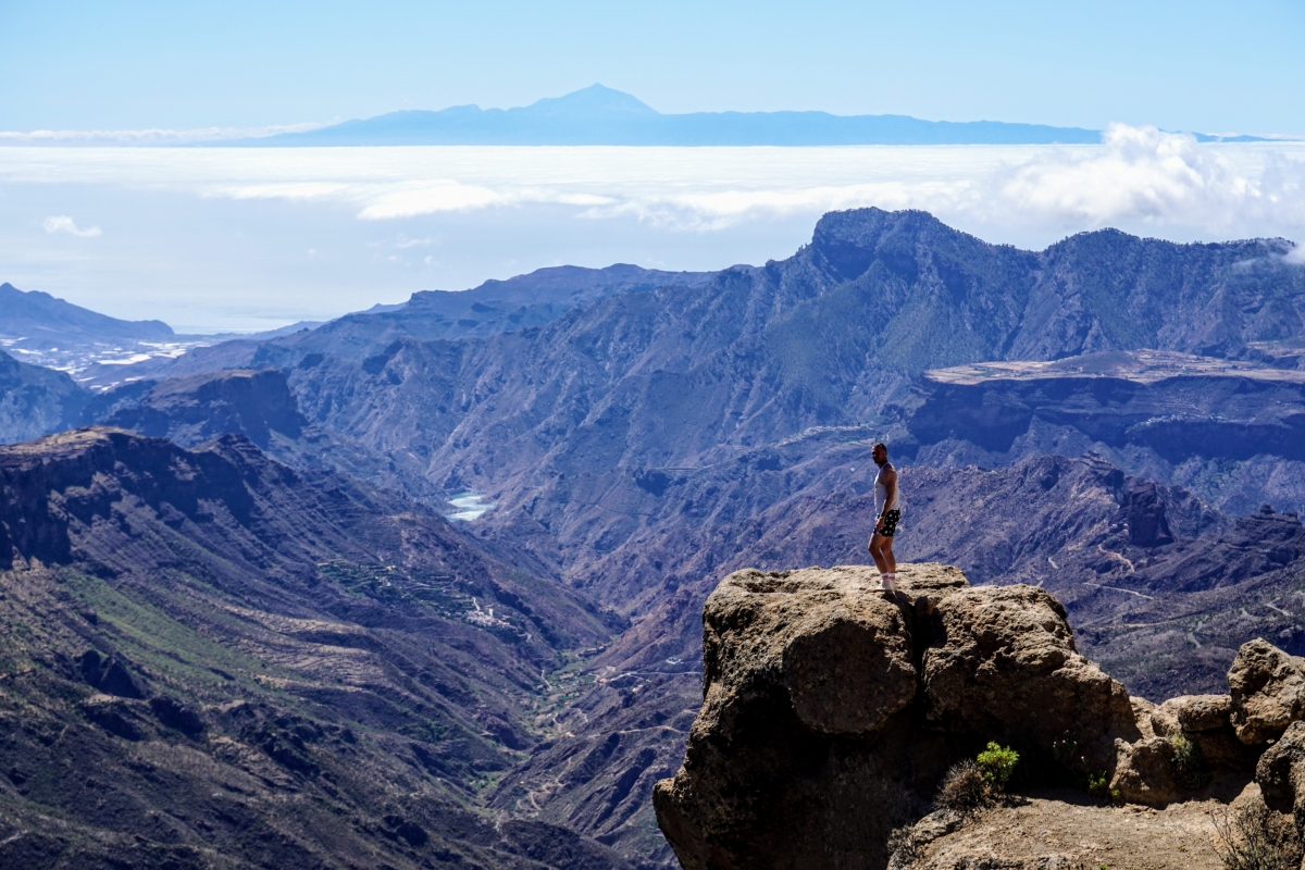 Trekking na Roque Nublo na Gran Canarii