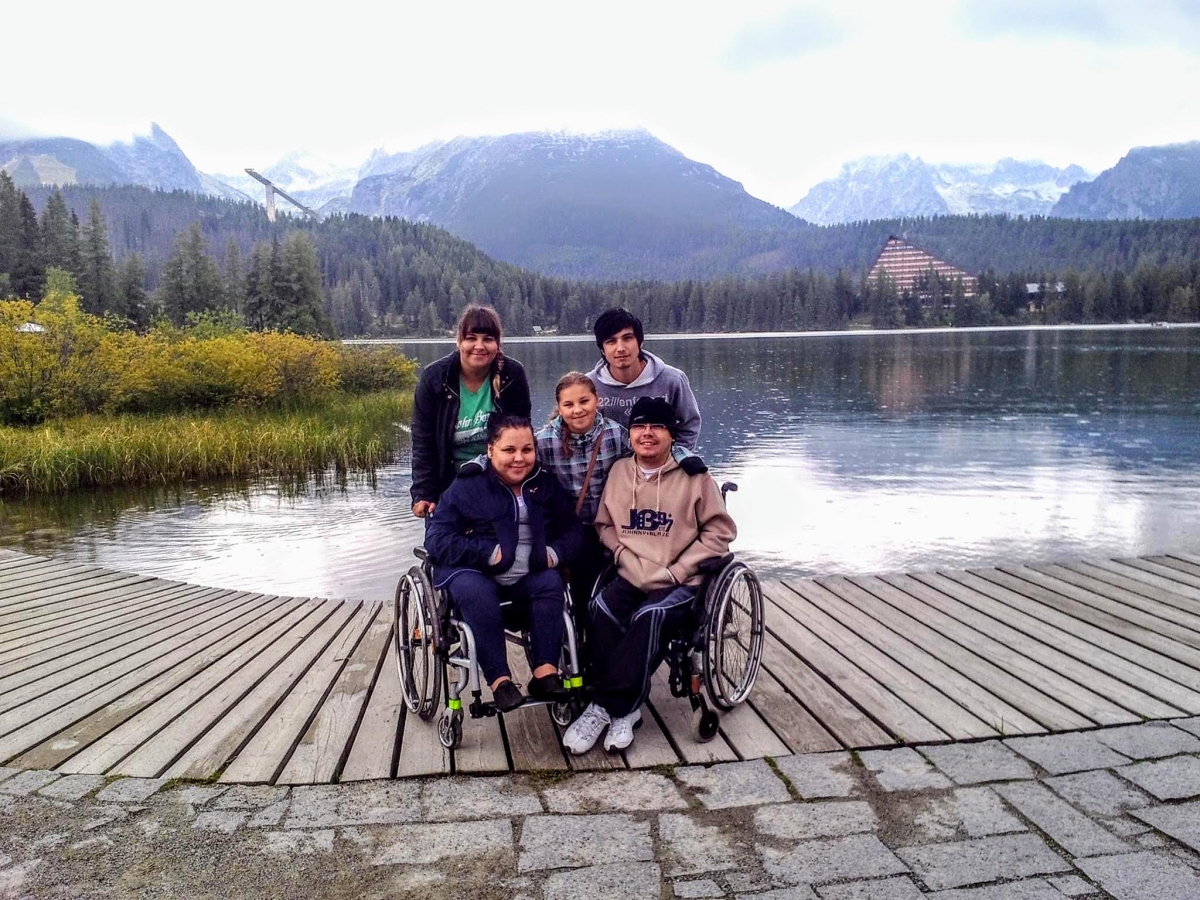 štrbské pleso na vozíku