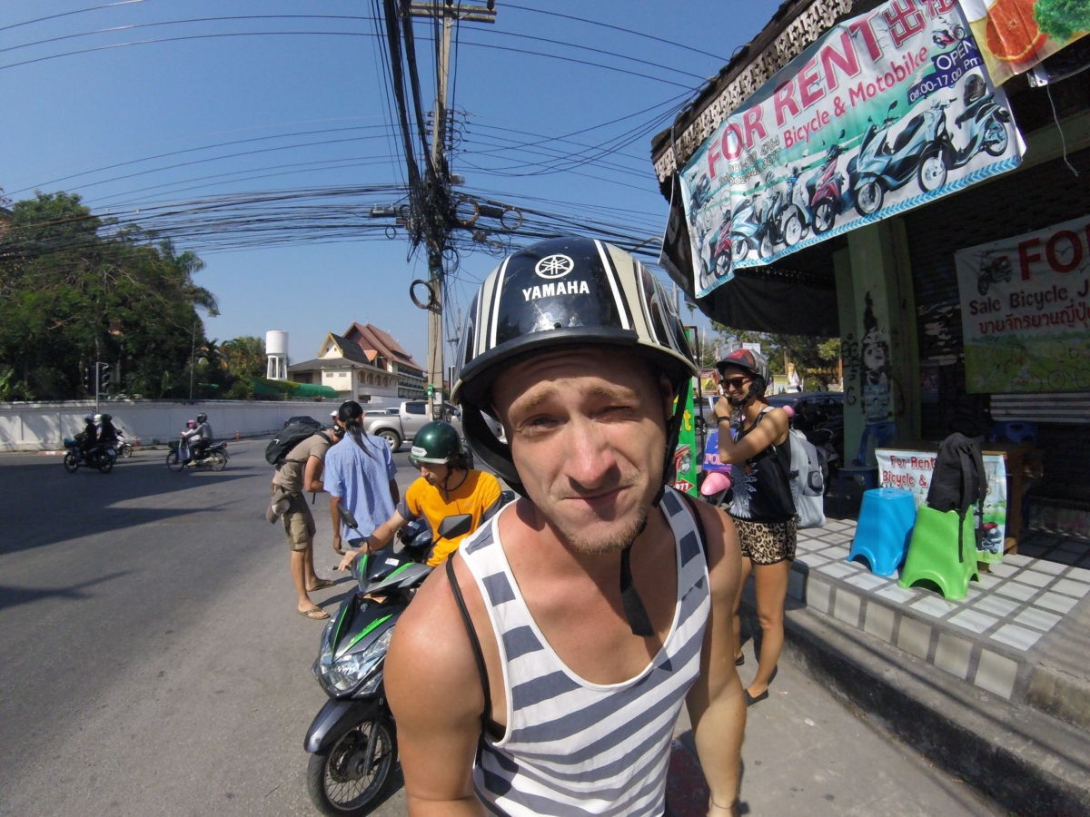 Na motorke v Chiang Mai