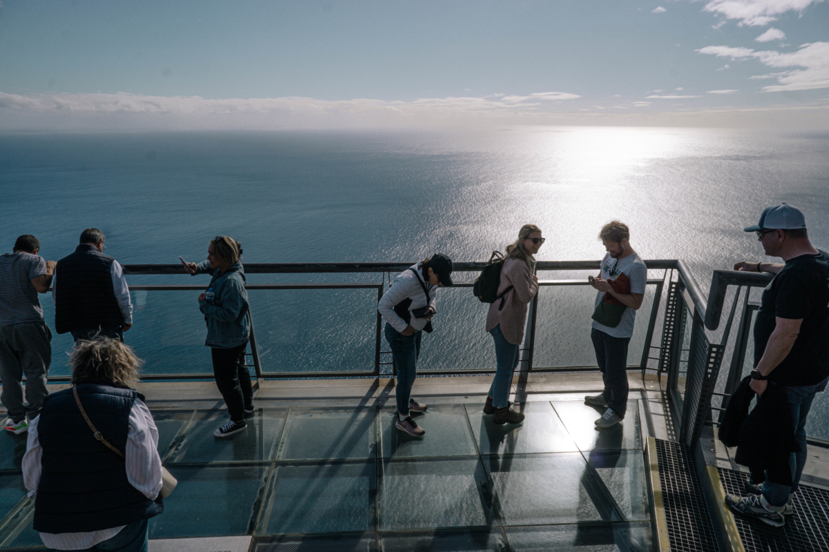 Cabo Girao Skywalk je na najvyššom myse v Európe